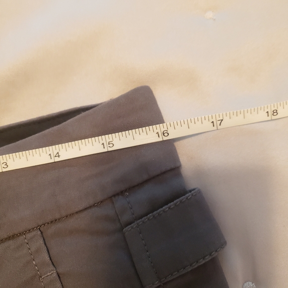 Vince Bermuda Shorts 6 Grey Womens Cotton Waist Straps Modern Outdoors - Picture 4 of 5